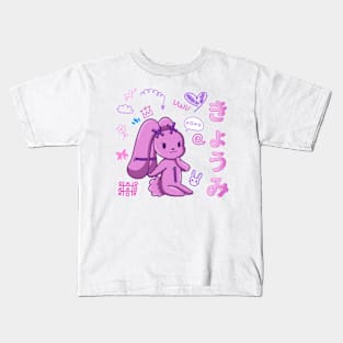 X Bunny Cute Graffiti Kids T-Shirt